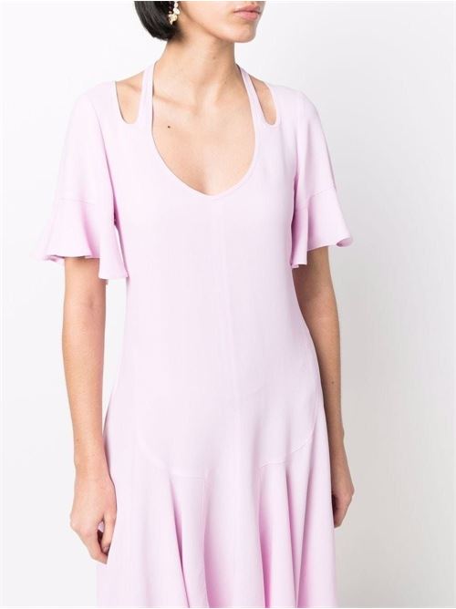 V-neck flared dress STELLA MCCARTNEY | 604238SSA025602